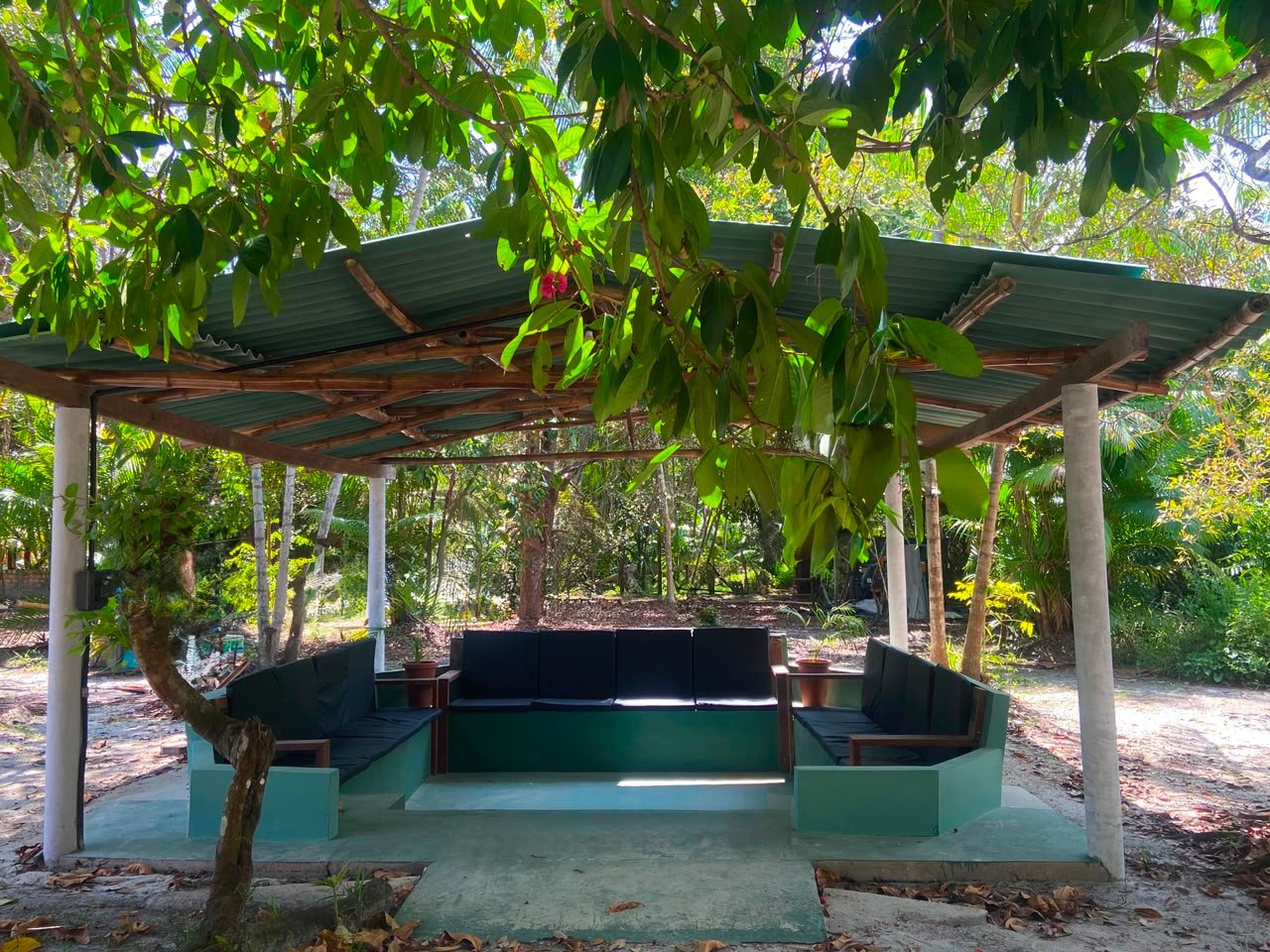 Área de convívio da Casa Raízes